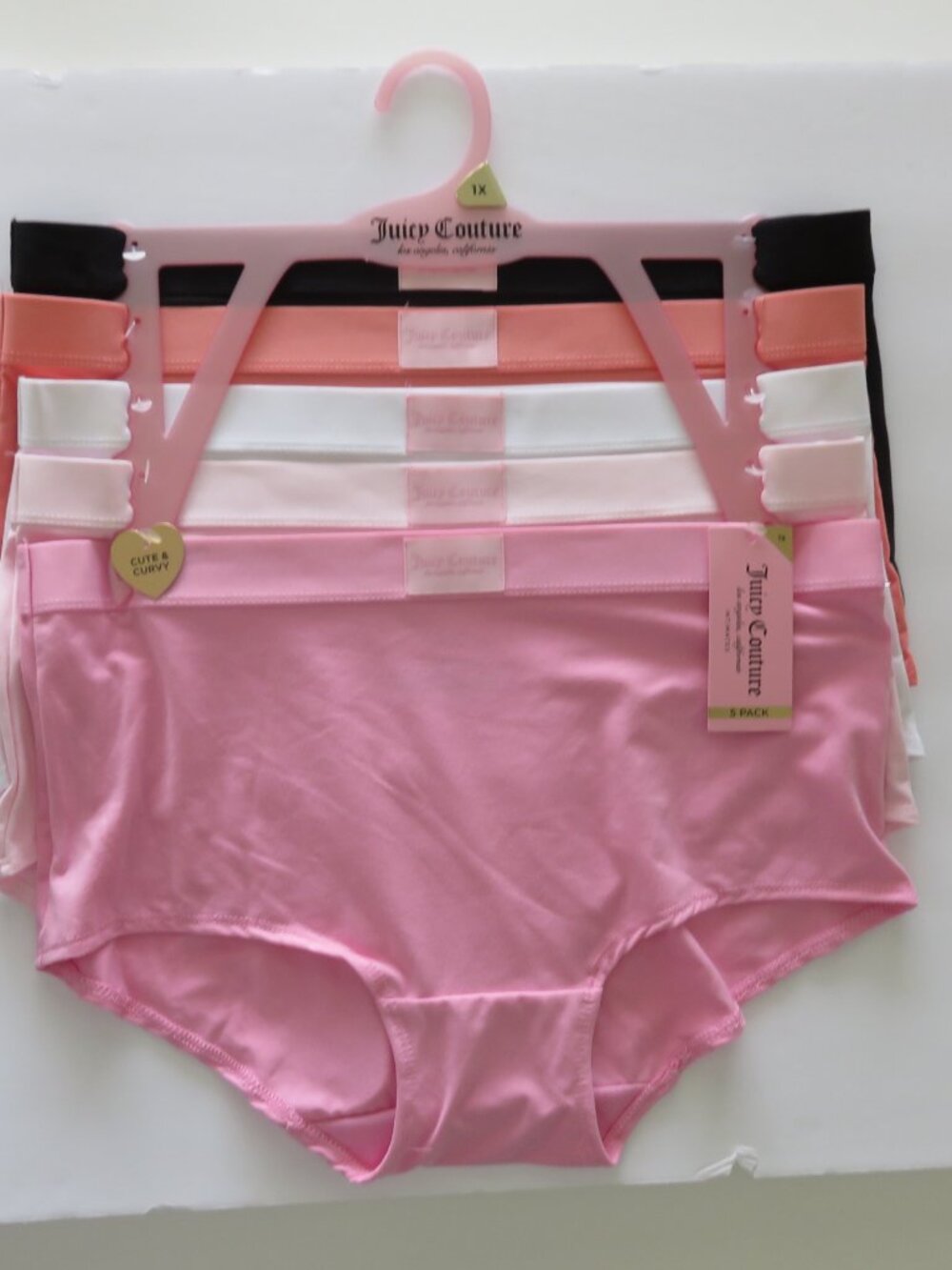(#138) Juicy Couture Intimates Panties 5-Pack Set